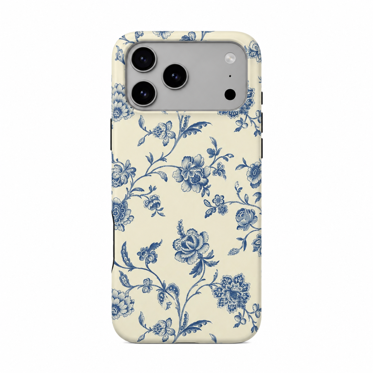 Blue Toile Bloom | Phone Case