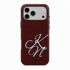 Burgundy Signature | Phone Case