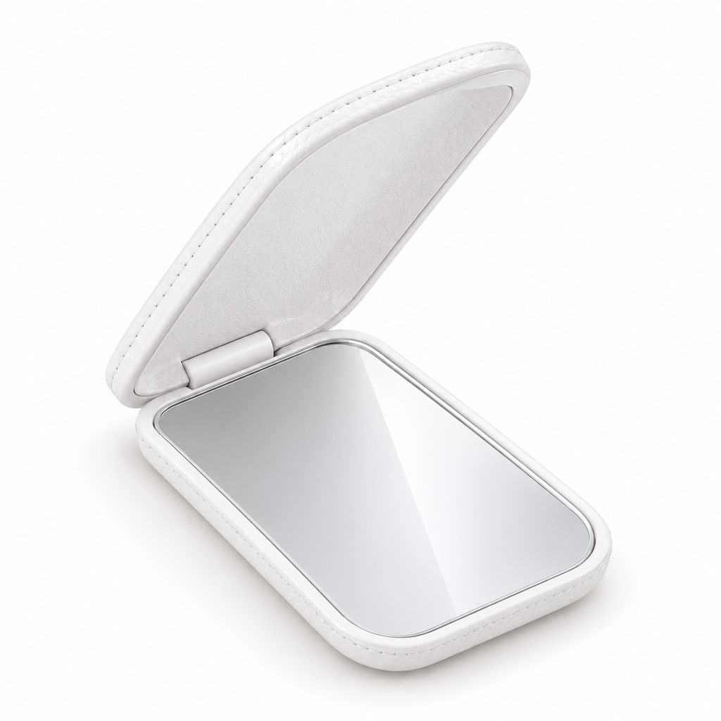 Ivory Radiance | Mirror Phone Stand